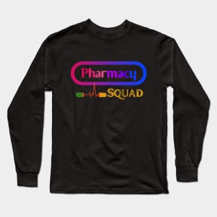 Pharmacy squad T shirt for pharmacist Long Sleeve T-Shirt